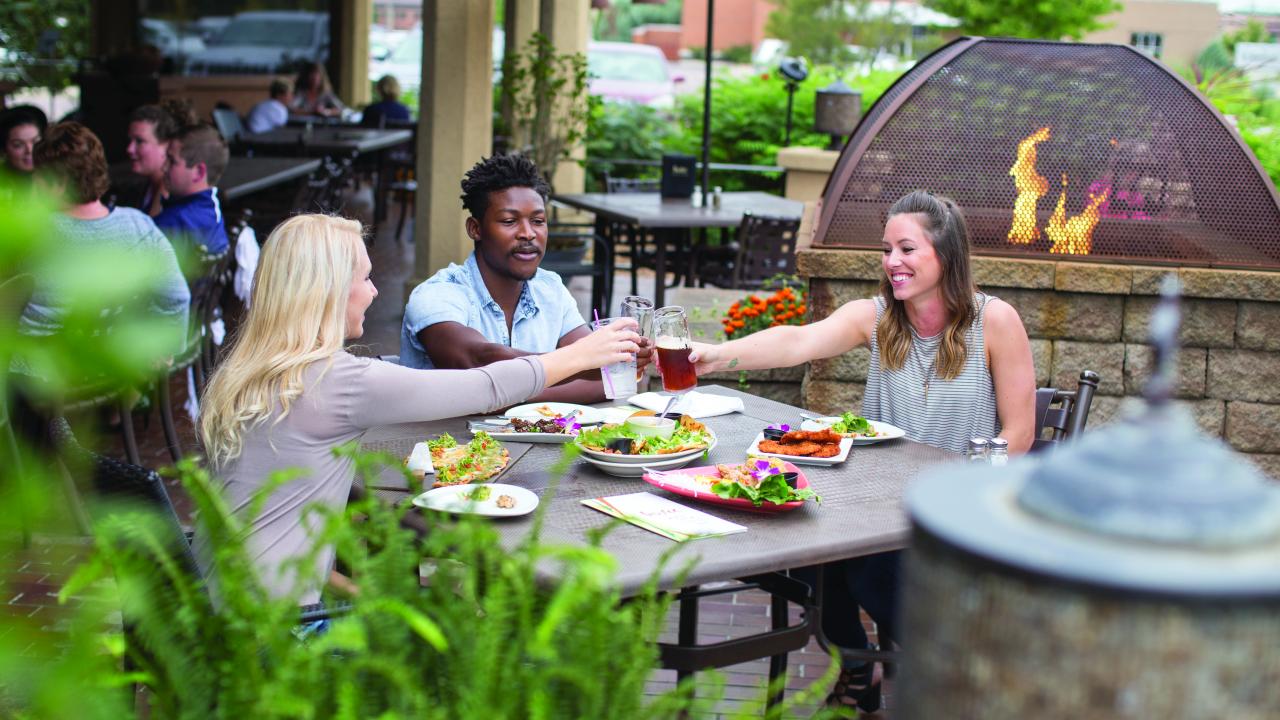South Dakota locals having lunch