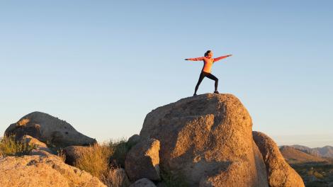 瑜伽练习者的迷人身姿