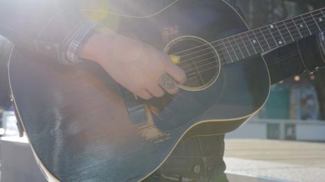 텍사스주 휴스턴 거리에서의 기타 연주 텍사스주 휴스턴 거리에서의 기타 연주