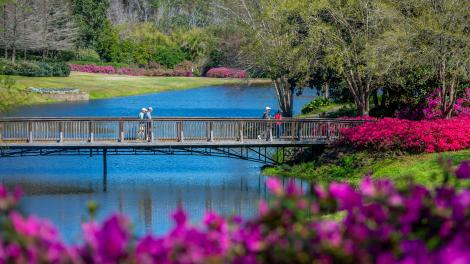 Die Bellingrath Gardens in Mobile, Alabama