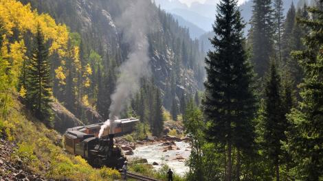 Durango Silverton Railroad en Durango, Colorado