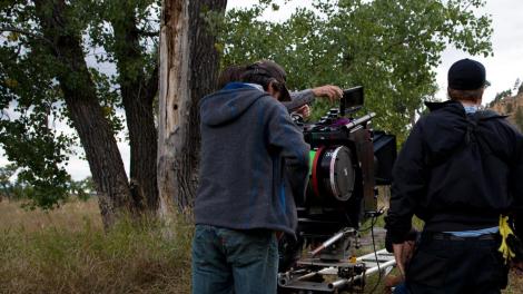 Grabación de escaladores en la Devils Tower de Wyoming