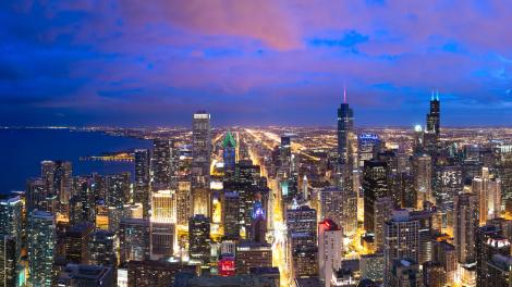 Evening view from the Observation Deck