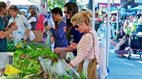 Enjoy shopping at one of the many farmers markets Santa Barbara has to offer.