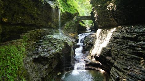 Watkins Glen 国家公园的风景