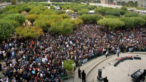 加利福尼亚州旧金山金门公园户外音乐节