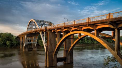 The Edmund Pettus Bridge in Selma, Alabama