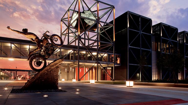 威斯康星州密尔沃基市的哈雷戴维森博物馆