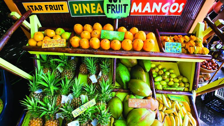 Sip sangria sweetened with island fruits such as lychee and mango when you're in Kauaʻi