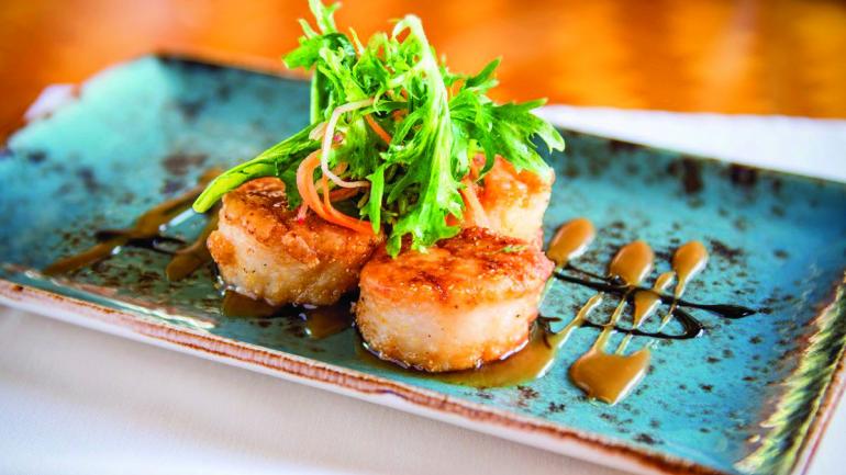 At Tidepools at the Grand Hyatt Resort & Spa, savor the catch of the day with locally grown produce.