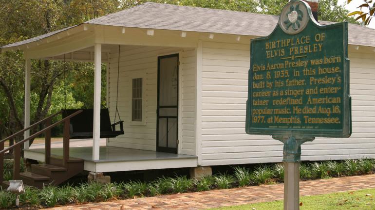 密西西比州圖珀洛市的貓王出生地