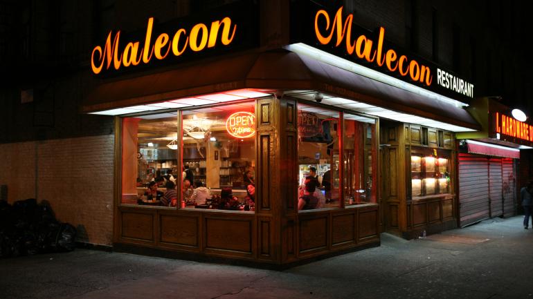 Malecon has been a fixture in the Washington Heights neighborhood of Manhattan for more than three decades. 