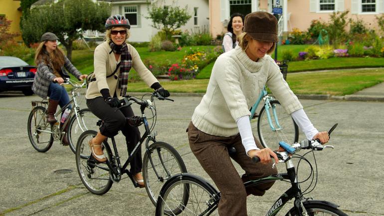 Biking in Bellingham, Washington