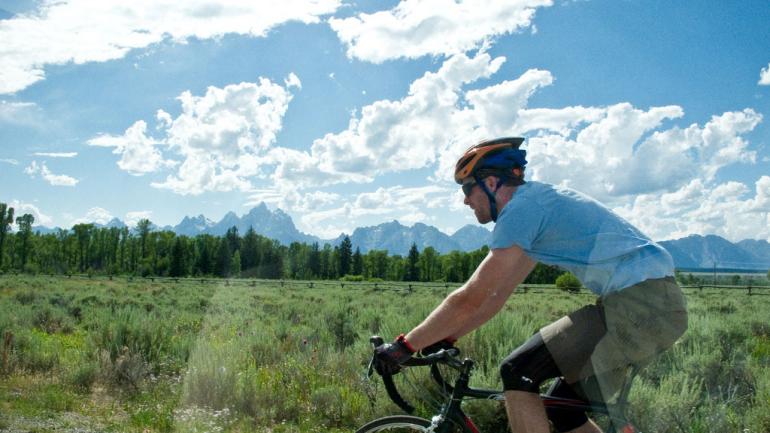 Biking in Jackson Hole, Wyoming