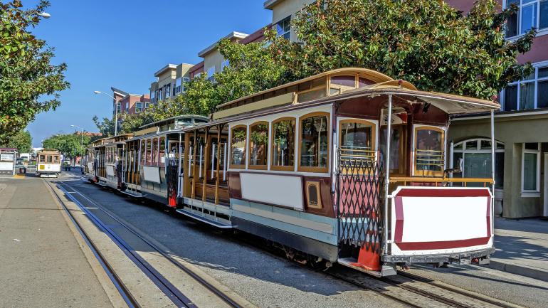 Les tramways de San Francisco attirent toujours plus de touristes.