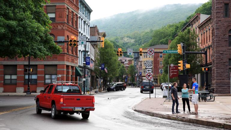 Historic Jim Thorpe, a charming town in the Pocono Mountains