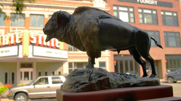 SculptureWalk art project in downtown Sioux Falls