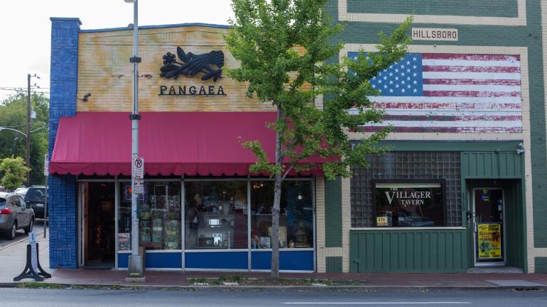 Exploring Hillsboro Village's boutiques and restaurants