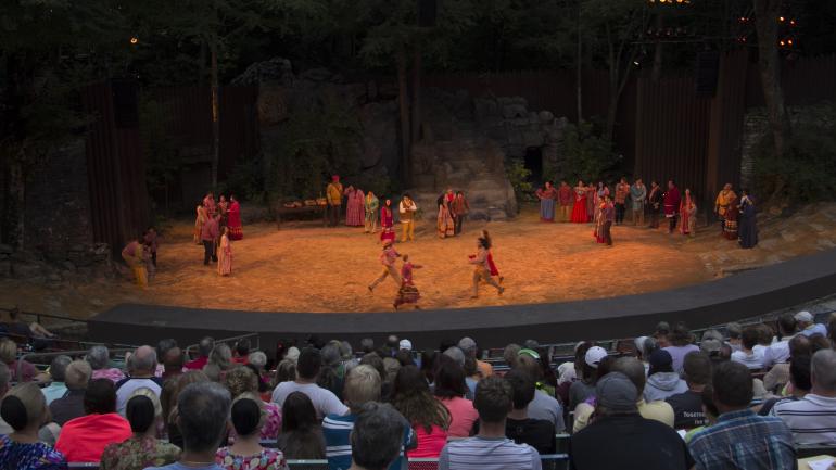 ‘Unto These Hills’ Outdoor Drama at Mountainside Theatre in Cherokee