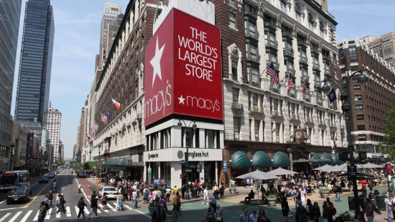 Shopping at Macy's Herald Square
