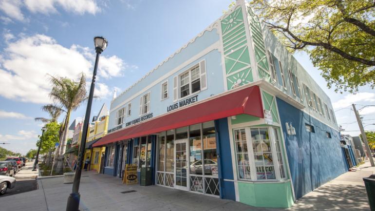 Esquina de una calle de Little Haiti