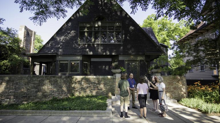 Touring the Frank Lloyd Wright Home and Studio