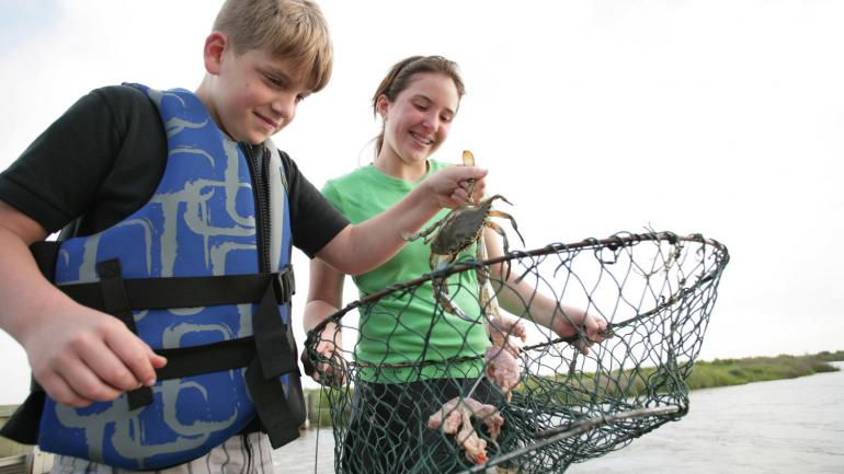 Crabbing, a fun pastime in Southwest Louisiana