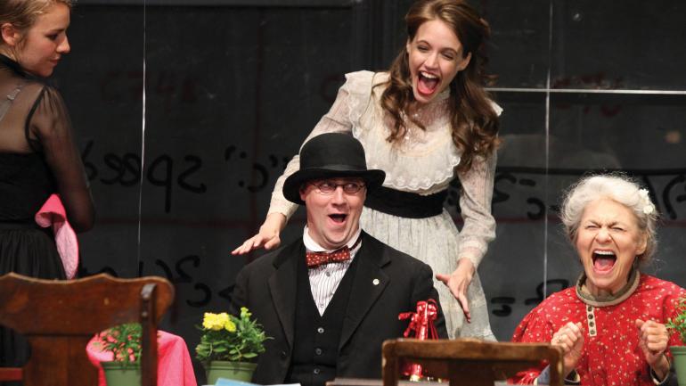 肖托夸协会戏剧中的一幕