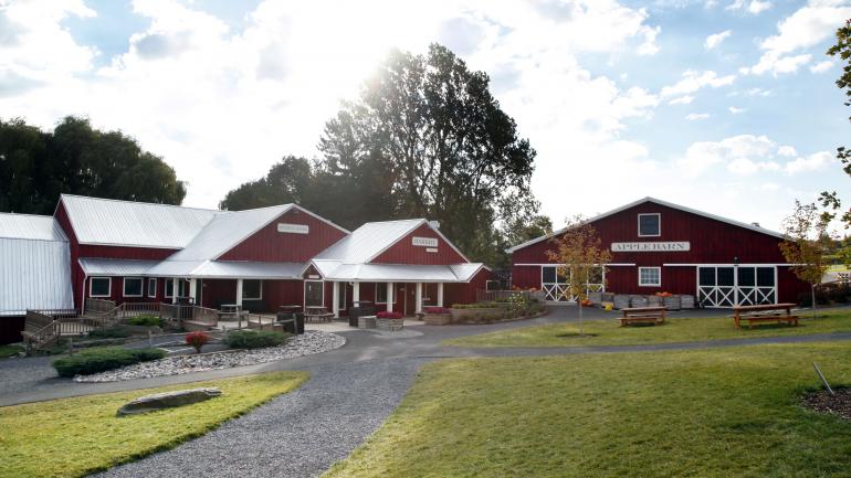 Beak and Skiff苹果采摘园的外观