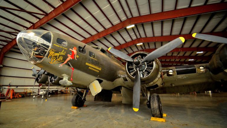 L’emblématique Boeing B-17F Memphis Belle, exposé au National Warplane Museum