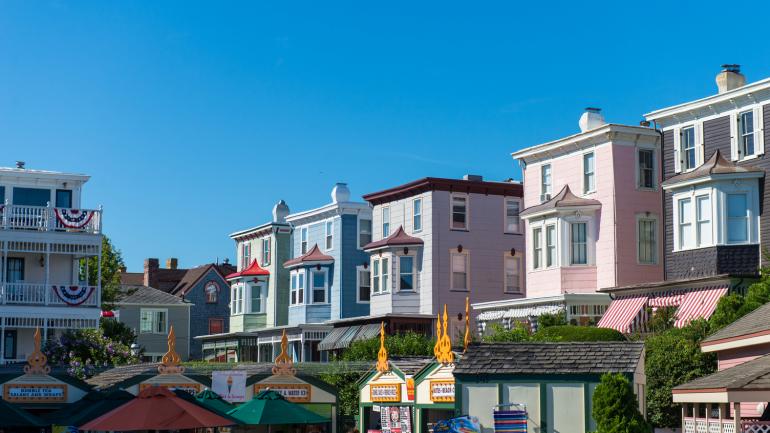 新泽西州五月岬的维多利亚式房屋