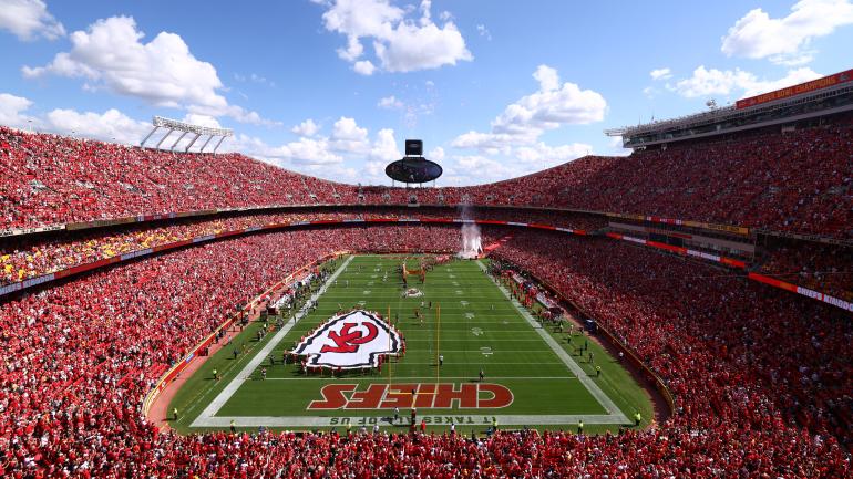 El GEHA Field at Arrowhead Stadium durante el juego de los Kansas City Chiefs en Misuri