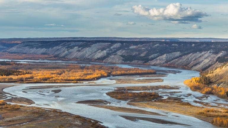 Aerial view of Wrangell-St. Elias National Park & Preserve