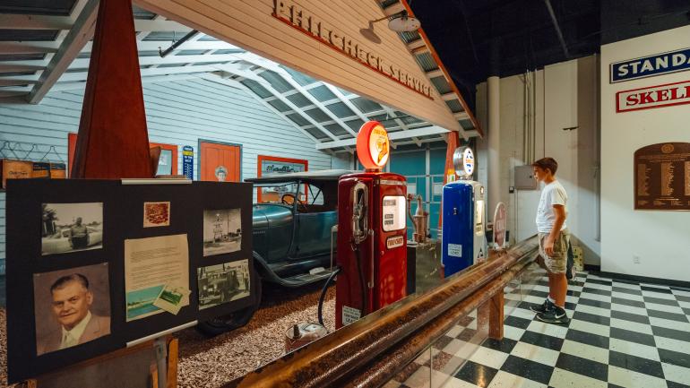 El Route 66 Museum (Museo de la Ruta 66) en Lebanon