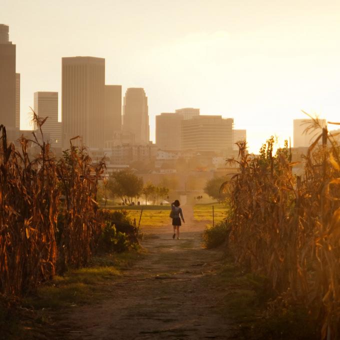 洛杉矶的原名是“El Pueblo de Nuestra Senora Reina de los Angeles sobre el Rio Porciuncula”（“天使女王圣母玛利亚之河河畔的城镇”）。