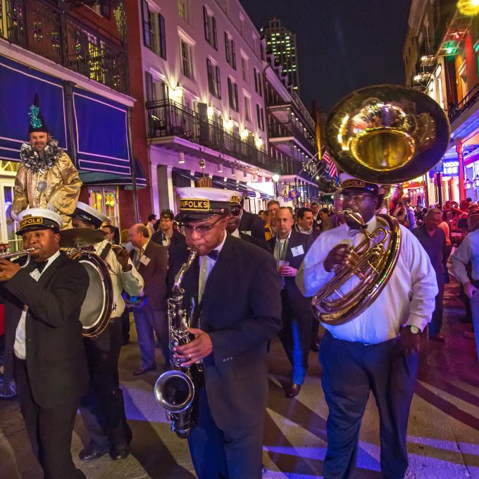 路易斯安那州新奥尔良的第二线游行