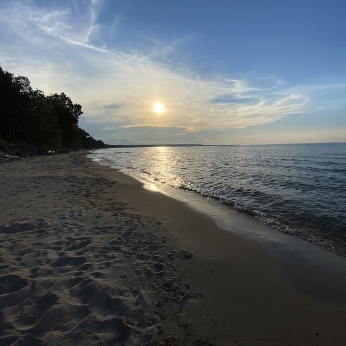 密歇根州布里姆利苏必利尔湖岸