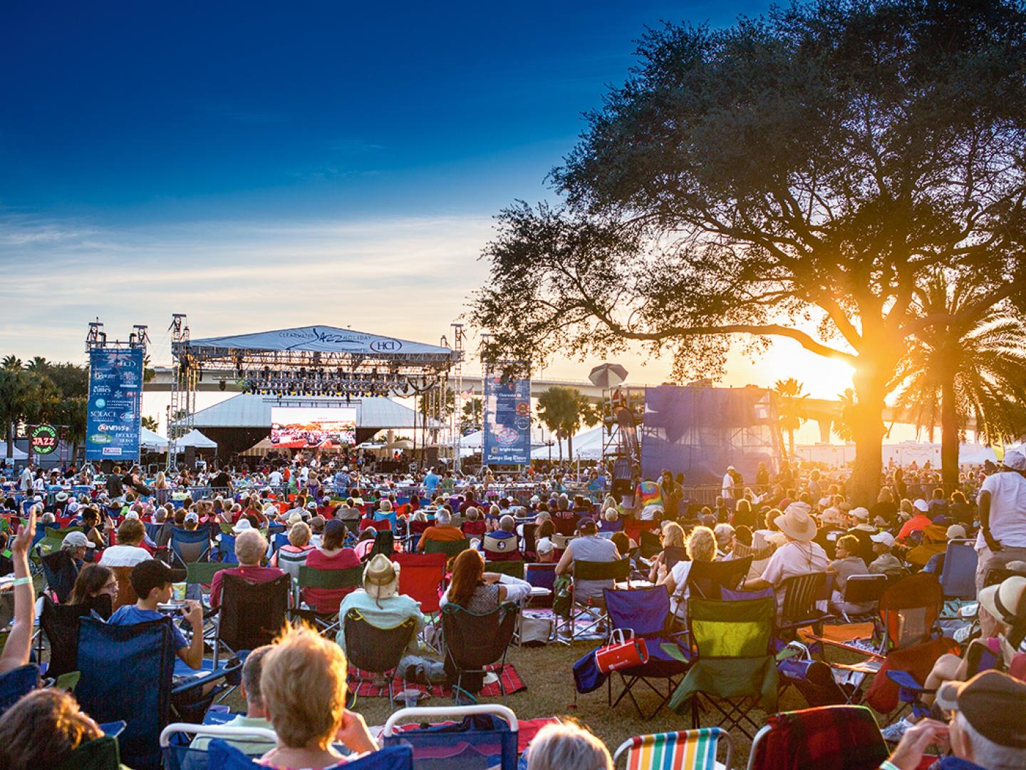 清水湾假日爵士音乐节上的表演者