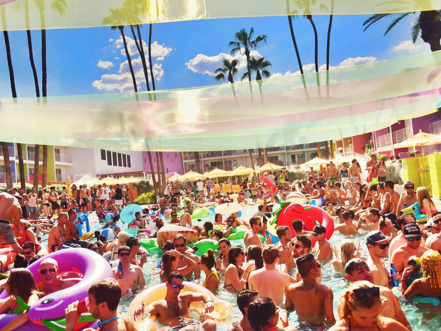 Ambiance musicale et festive lors du festival annuel Splash House