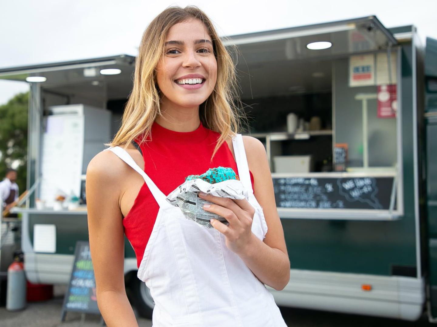 Taco-Spezialitäten bei der Taco Truck Challenge in Visalia, Kalifornien