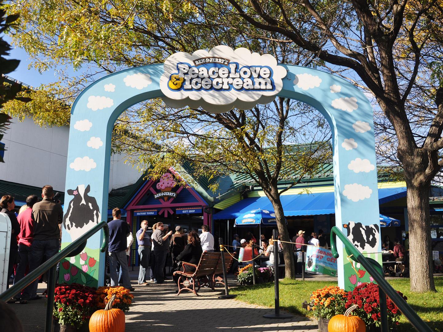 佛蒙特州沃特伯里的班杰瑞冰淇淋工厂