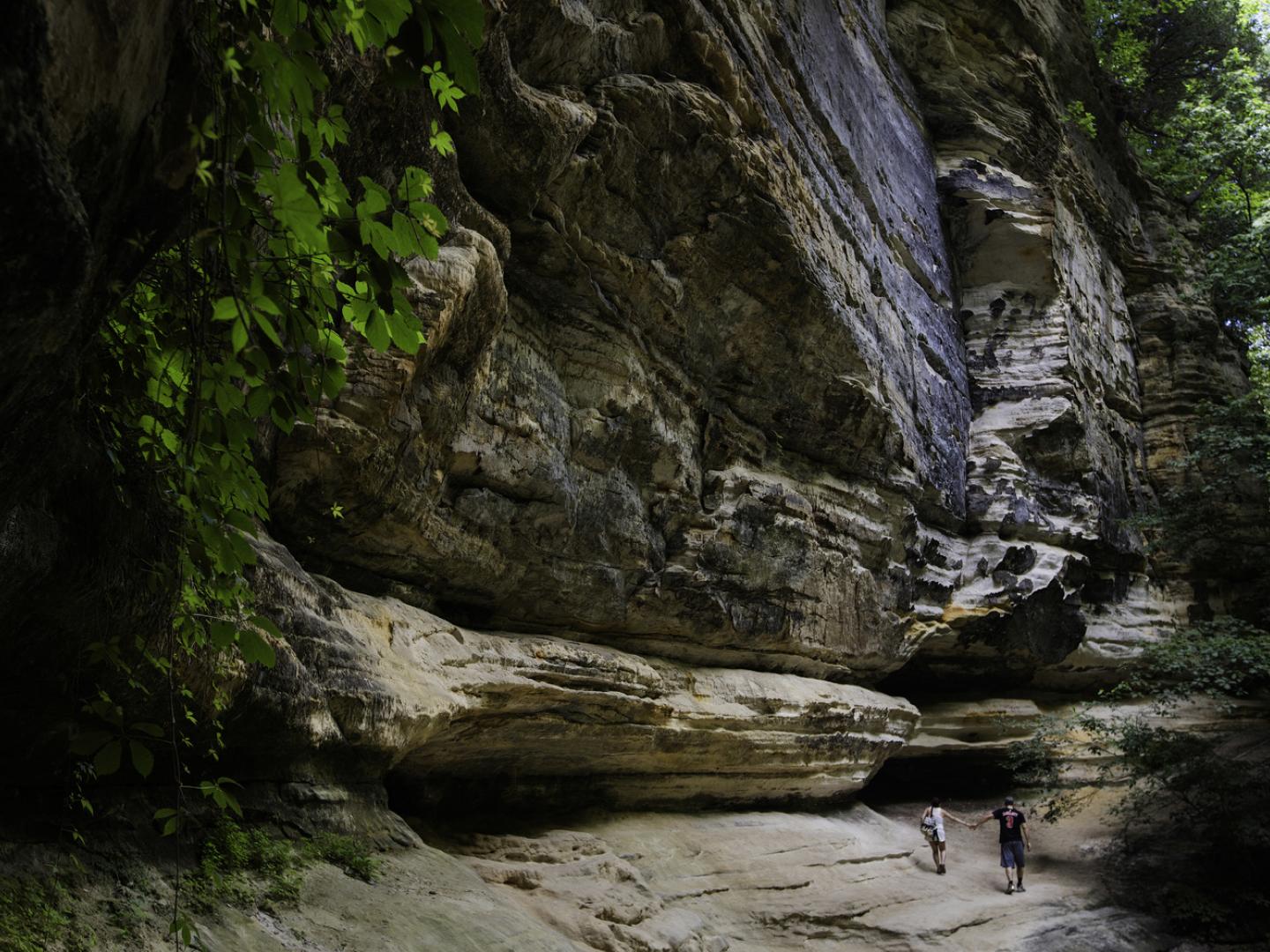饥饿岩壮观辽阔的地貌