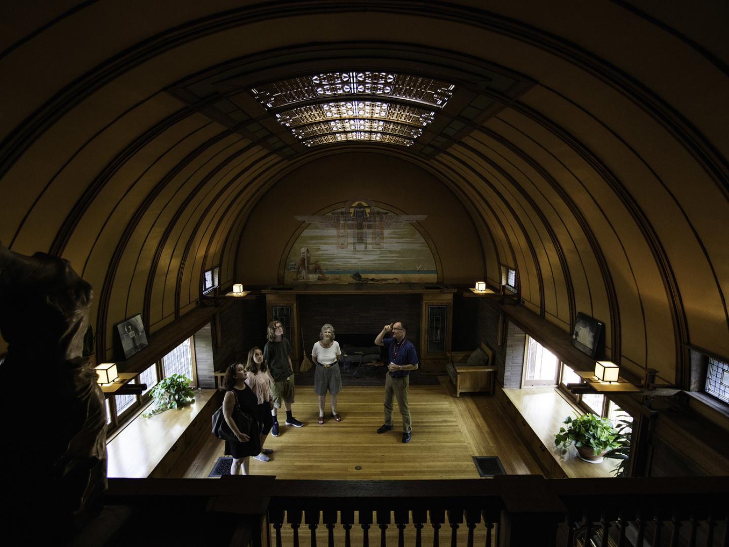 弗兰克·劳埃德·赖特故居与工作室内景