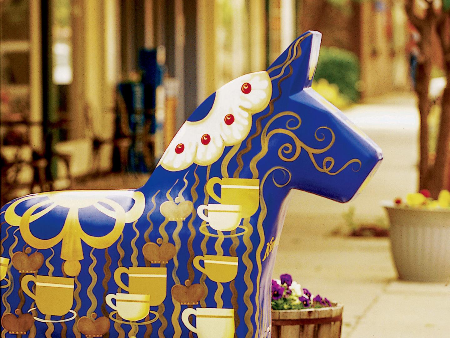 达拉木马，堪萨斯州林兹堡瑞典风情的象征。