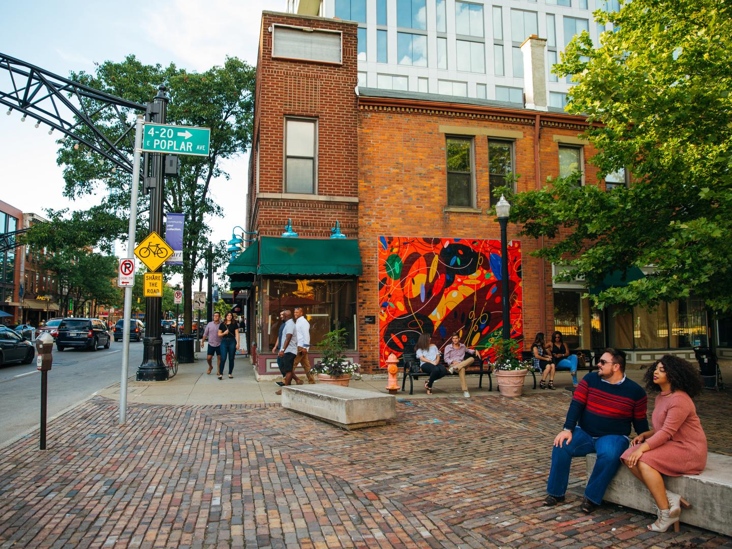 俄亥俄州哥伦布的短北艺术区