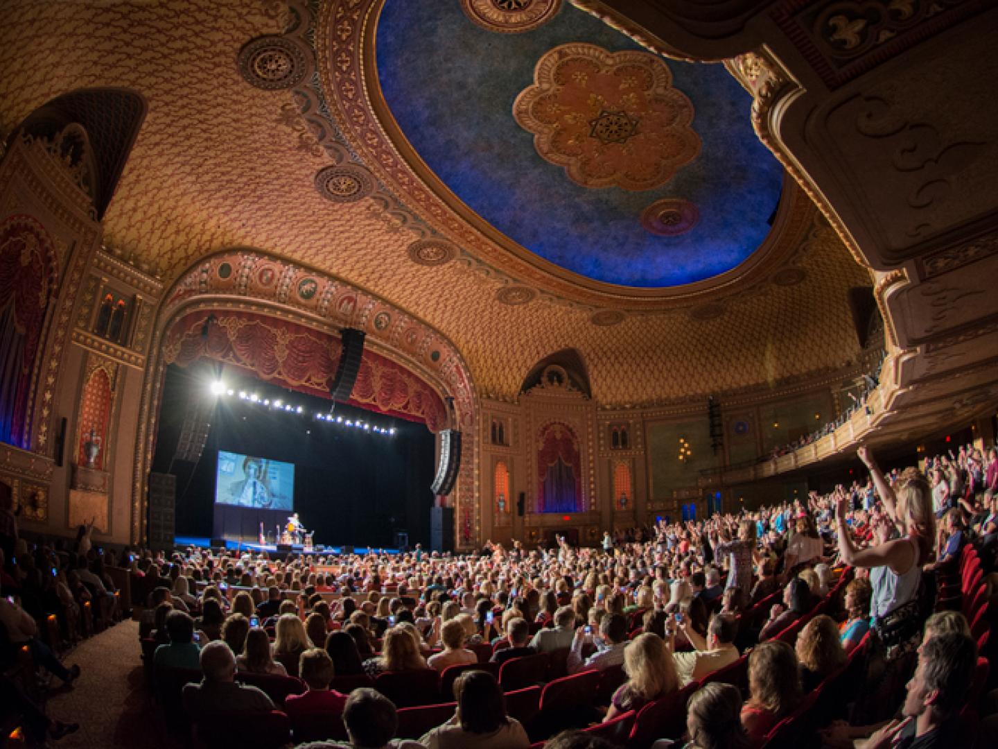 The Tennessee Theatre, one of the stops on the Cradle of Country Music Downtown Walking Tour in Knoxville