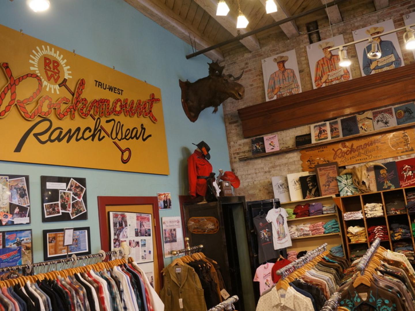Inside Rockmount Ranch Wear in Denver, Colorado