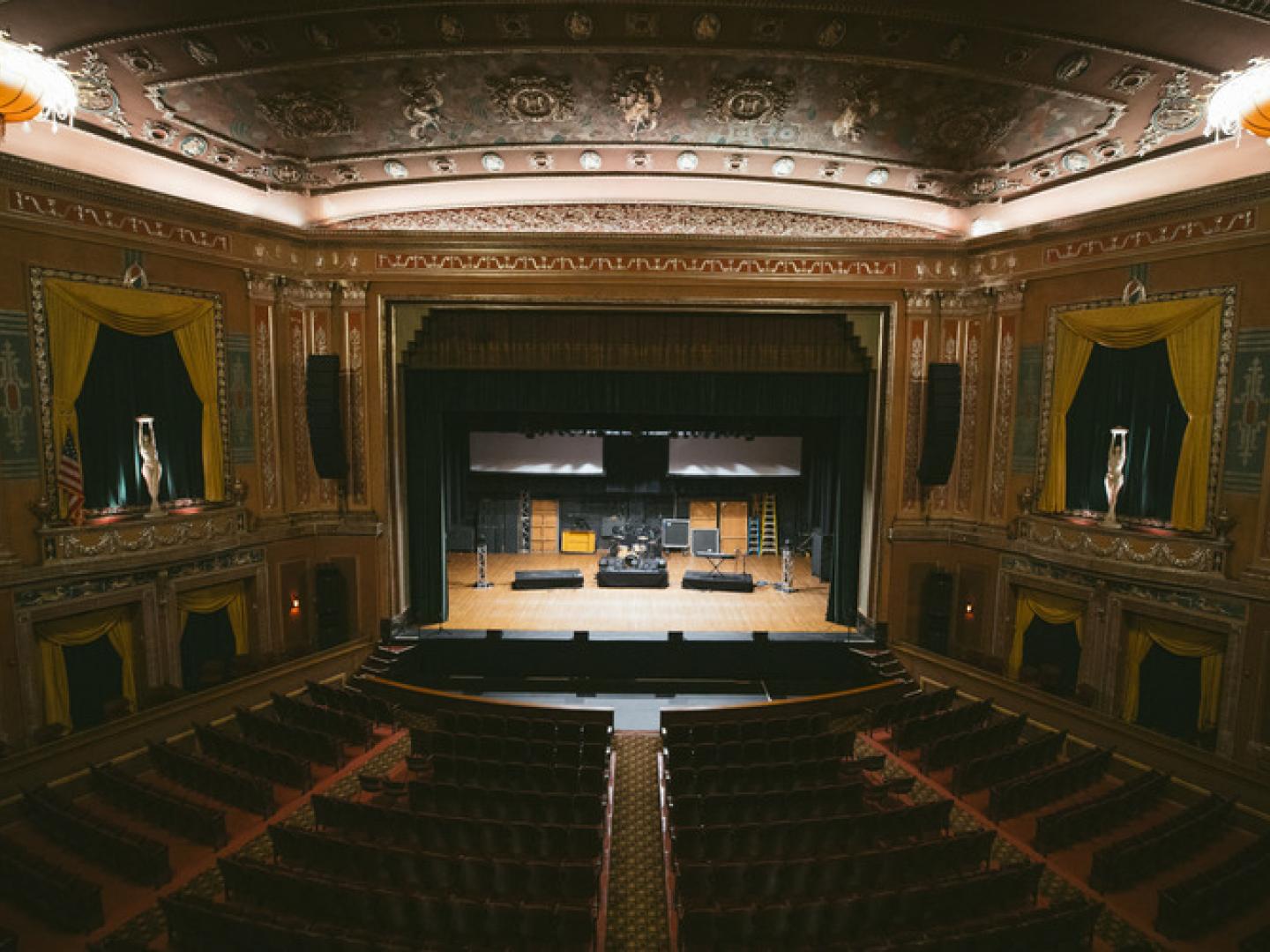 Interior of the Capitol Theatre in Wheeling, West Virginia