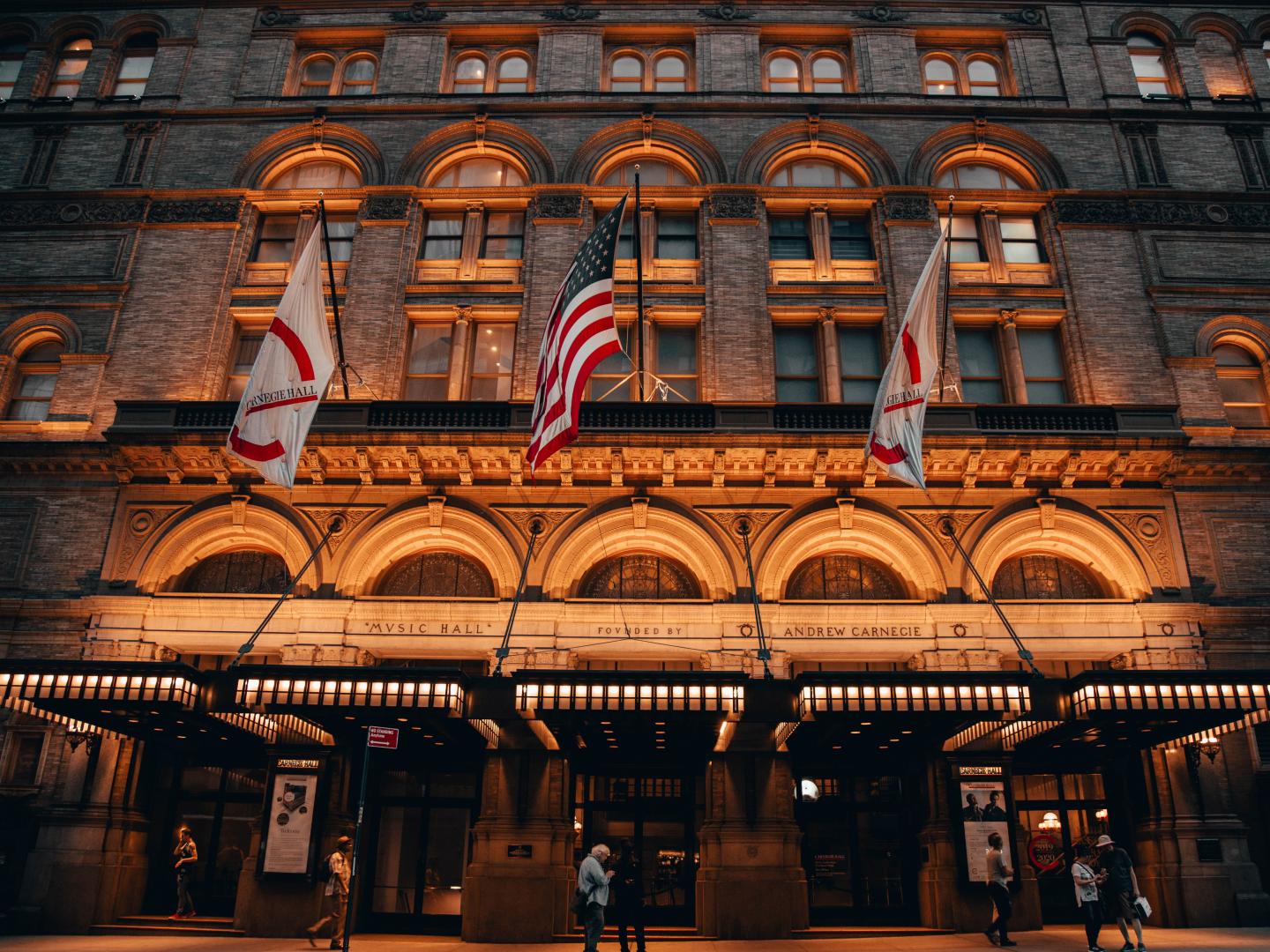 纽约州纽约市卡内基演出厅外景