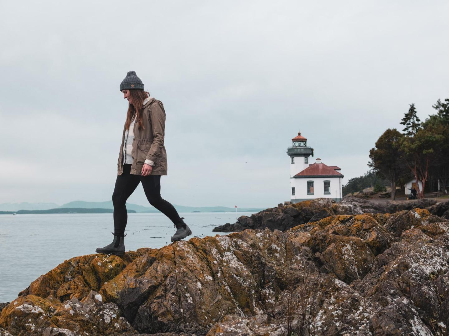 探索华盛顿州星期五港 (Friday Harbor) 的石灰窑州立公园